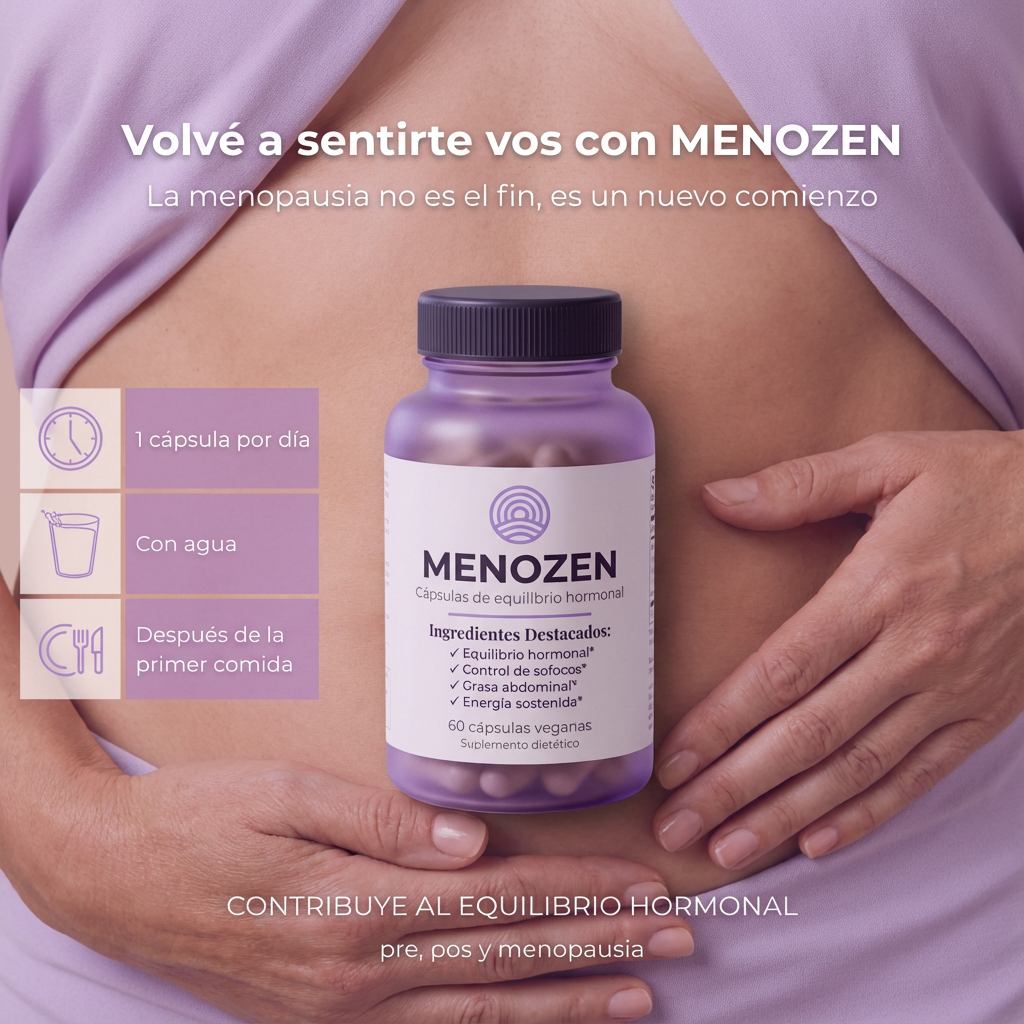 MENOZEN® | Cápsulas Adelgazantes para la Menopausia