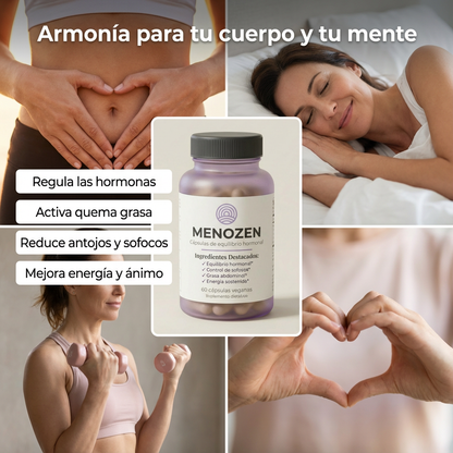 MENOZEN® | Cápsulas Adelgazantes para la Menopausia